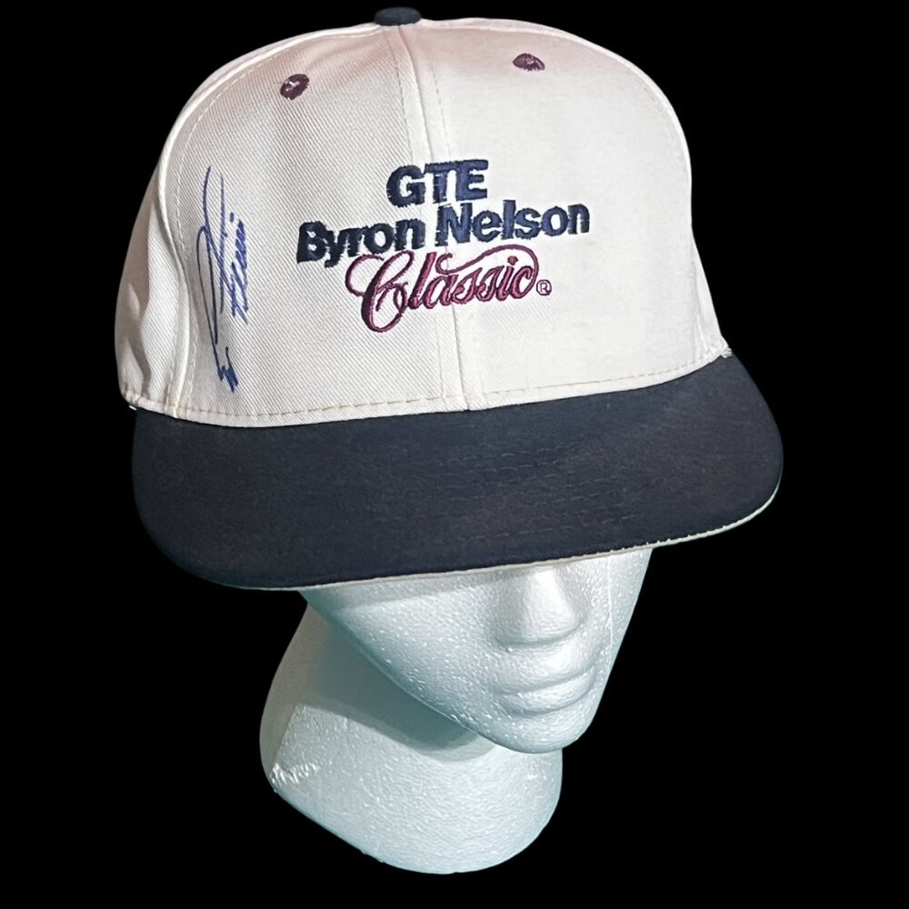 Very Rare R.C. Slocum A&M, Ed Fiori PGA DUAL AUTOGRAPHED Byron Nelson Signed Hat